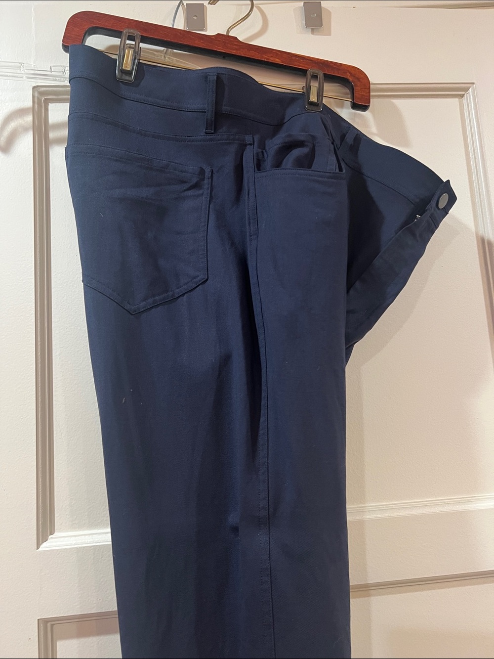 Men's Navy Chinos - Classic Straight Fit